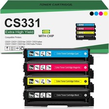 Compatible w/ Lexmark 20N10K0 20N10C0 20N10M0 20N10Y0 Toner CS331 CX331 4-Pack picture