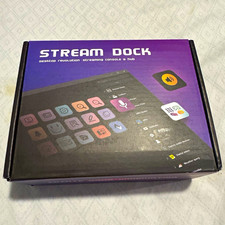 VSDINSIDE Stream Dock Docking Station PC Gaming Streaming Device, Black/Purple picture