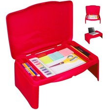 GENERIC AEROLIFE FOLDING LAP DESK FOLDABLE TABLE FOR WORK STUDY GAMING RED picture
