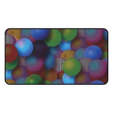 Colorful 3D Dot Sphere Pattern Desk Mat | Gaming Mousepad picture