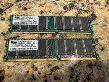 2x 256MB ProMOS DDR-333 PC2700U CL2.5 184-Pin Desktop RAM Untested picture