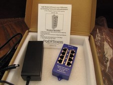PoE Texas GPOE-4B-24V30W Gigabit 4-Port Mode B PoE Injector w/ 24V 30W PS picture