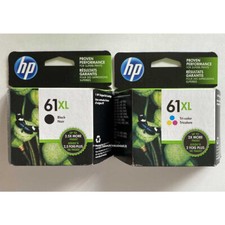HP 61XL Black and Color Combo Ink Cartridges Set Genuine NEW picture