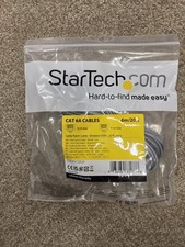 StarTech 20ft Cat6a Shielded STP Snagless Ethernet Patch Cable - Gray picture