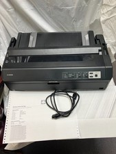 Epson LQ-2090II N Network Impact Dot Matrix Printer, Tested, broken cover picture