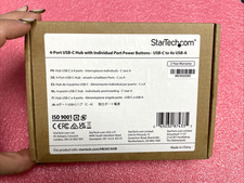 StarTech 4-Port USB C Hub, 4x USB-A Ports / NEW OPEN BOX. picture