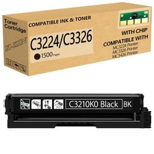 K-ZIN C3210K0 Black Toner Cartridge with Chip 1500 Pages picture