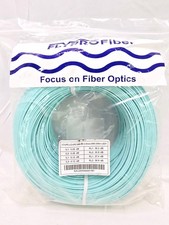 200M 656FT OM3 LC UPC to LC UPC Duplex Fiber Optic Cable 50/125um LSZH 10G picture
