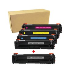 5 Toner Cartridge CF500X 202X Black Color Set For HP LaserJet Pro M254dw M281fdw picture