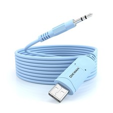 OIKWAN ‌USB to TTL DC3.5mm Serial Cable Converter - 5V/3.3V UART Adapter Blue  picture