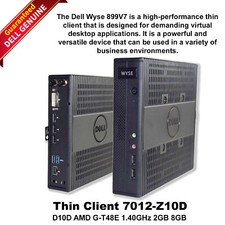 Dell Wyse Zx0D 7012 AMD G-T48E 1.40GHz 2GB RAM 8GB Flash THIN OS RJ45 & Wifi picture