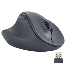 ELECOM Wireless Ergonomic Mouse 2.4GHz Silent Click 2000DPI 5 Buttons Right Hand picture