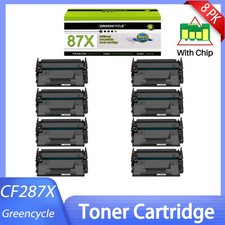 8PK High Yield CF287X 87X Toner for HP LaserJet MFP M527c M527dn M501n M501dn picture