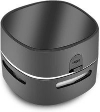 ODISTAR Mini Desktop Vacuum Cleaner for Table Dust (Black AA Battery) | up to 4 picture