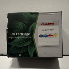 COULEURIS 902XL Premium Ink Cartridge Set Black Cyan Magenta Yellow picture