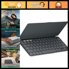 Portable Bluetooth Keyboard for iPhone, iPad, Mac - Ultra-Slim, Lightweight, Gra picture