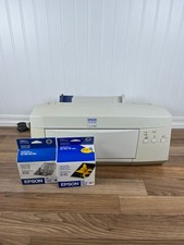 Epson Stylus Color 900 Printer Model Number P120A with cords + NEW INK picture