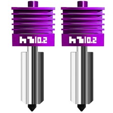 2 Pcs Upgraded 0.2mm A2L/H2D/X2D/H2S/H2C/P2S Hotend with Anti-Stick MPVD Coat... picture