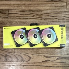 Corsair iCUE LINK QX120 RGB Starter Kit 3x120mm Fans Black 2400RPM picture