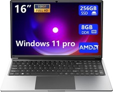 laptop 16-inch 8GB DDR 256GB SSD portable laptop computer, expandable  1TB Work picture