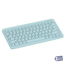 NORTH Compact 60% Wireless Keyboard Sky Blue Membrane Switch picture