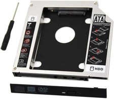 Padarsey Universal 9.5mm SATA to SATA 2nd SSD HDD Hard Drive Caddy Adapter Tr... picture
