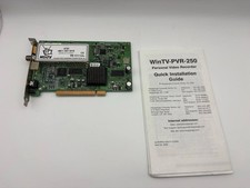 Hauppauge WinTV-PVR-250 PCI TV Tuner Capture Card w/ Manual NTSC REV G310 picture