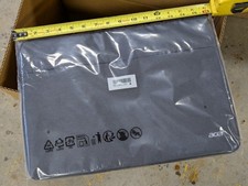 Acer 15.6 Laptop Sleeve Gray Padded Zippered Carrying Bag  NEW picture