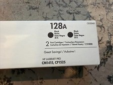 NEW SEALED Genuine OEM HP 128A CE320AD Black Toner Cartridge - Laserjet Pro picture