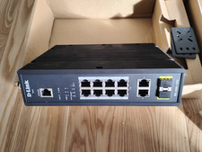 D-Link DIS-200G-12PS 12-Port Gigabit Smart Managed Industrial PoE Switch-240W picture