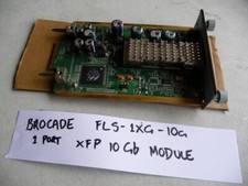 AU SELLER Brocade FLS-1XG-10G Gigabit Module OUT OF LS624 SWITCH - TESTED picture
