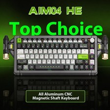 KEYSME AIM 04 HE Magnetic Switch Gaming 75% Keyboard Dye-Sub PBT Magnetic shaft picture