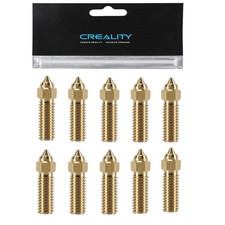 Creality 10PCS K1 Brass Nozzles Kit, 3D Printer 10PCS High Speed 0.4Mm Nozzles picture