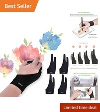 4 Pack Artist Drawing Gloves - Enhance Digital & Paper Drawing Experience picture
