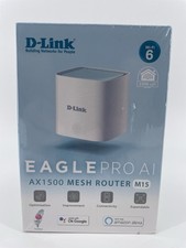 NEW D-Link EAGLE PRO AI WiFi 6 Mesh Router AX1500 M15 Satellite Sealed NIB  picture