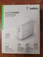 Belkin WCH003DQ USB-C Charger - White - New and Sealed picture