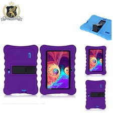 Stylish Purple Silicone Case for 7-Inch Tablets - Perfect for Kids & Protection picture