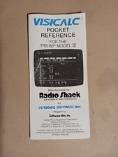 VisiCalc Pocket Reference for the Radio Shack TRS-80 Model III picture