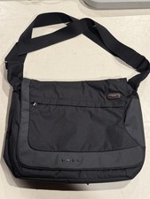 TUMI T-TECH 16” EXPANDABLE MESSENGER LAPTOP SHOULDER BLACK BAG 5112D COMPUTER picture