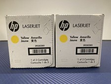 LOT OF 2 New HP 202X CF500XM Yellow LaserJet High Yield Toner Ink Cartridge picture