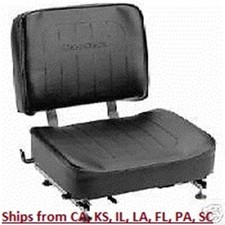 UNIVERSAL FORKLIFT VINYL SEAT for CAT HYSTER TOYOTA CATERPILLAR MITSUBISHI YALE picture