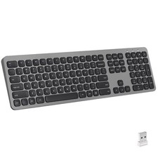 2.4GHz Wireless Keyboard with Number Pad Full Size Design for Laptop Desktop ... picture