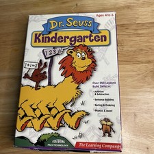 Dr. Seuss Kindergarten CD Aged 4-6 The Learning Company Sealed New Old Stock  picture
