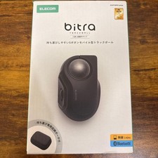 ELECOM bitra Trackball Mouse Finger Operation Bluetooth 2.4GHz Wireless Silent picture