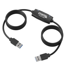 USB Transfer Cable, Unlimited Use, Transfer Data between 2 Windows Pc'S, Compati picture