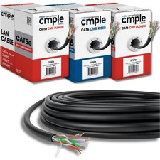 Cat5e Plenum Cat6 Riser Cable 1000ft Bulk Cat 5e Cat 6 Ethernet Cable (CMP CMR) picture