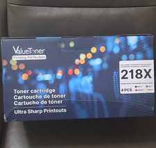 ValueToner Compatible 218X Laser Toner 4-Pack for HP BK/C/M/Y picture