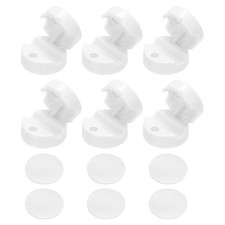 6Pcs Wire Cord Organizer Holder,White Self Adhesive Magnetic Cable Clips picture