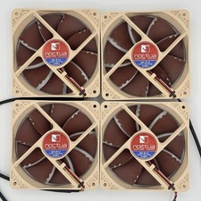 Noctua NF-P12  120mm Fan - 9 Blade ~ Lot Of 4 ~ Ultra Low Noise Adaptor, Working picture