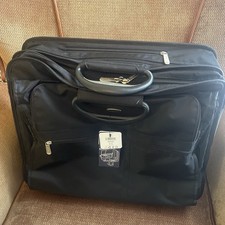 NWT Targus Roller XL 17” Rolling Laptop Bag Wheeled Briefcase Luggage Black NEW picture